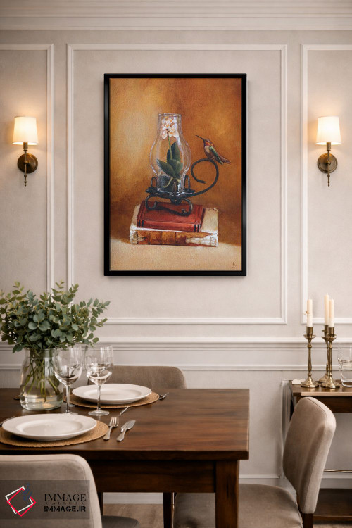 تابلو دکوراتیو پایداری اثر مایت فلای آرت اند ایلاستریشن - D2B