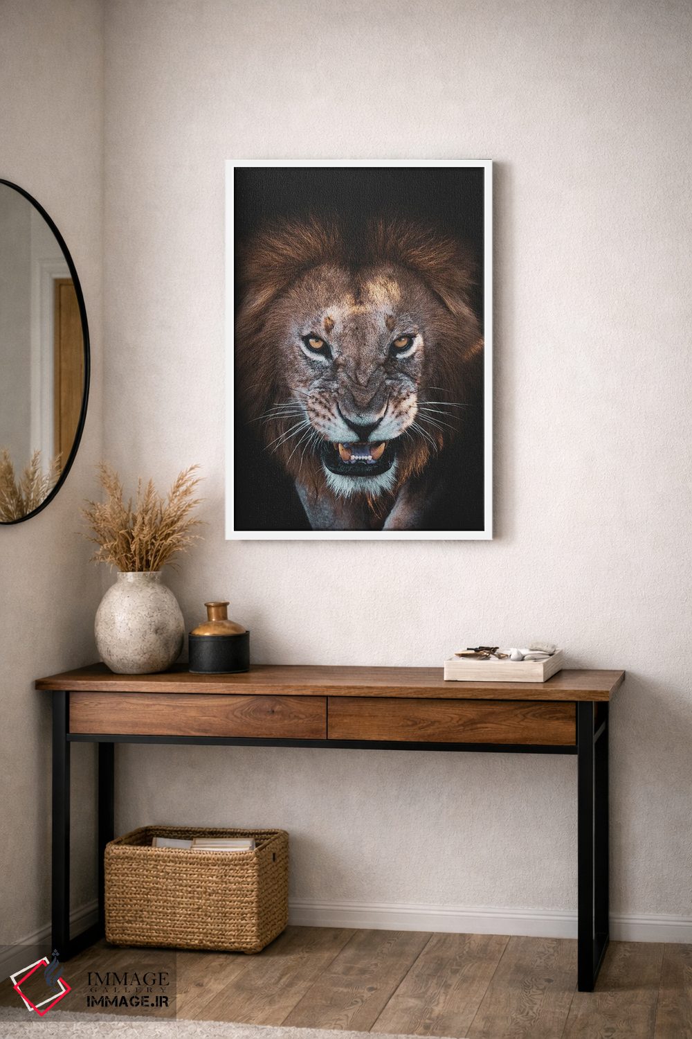 تابلو دکوراتیو چهره عصبانی اثر فیصل النماس - D2W