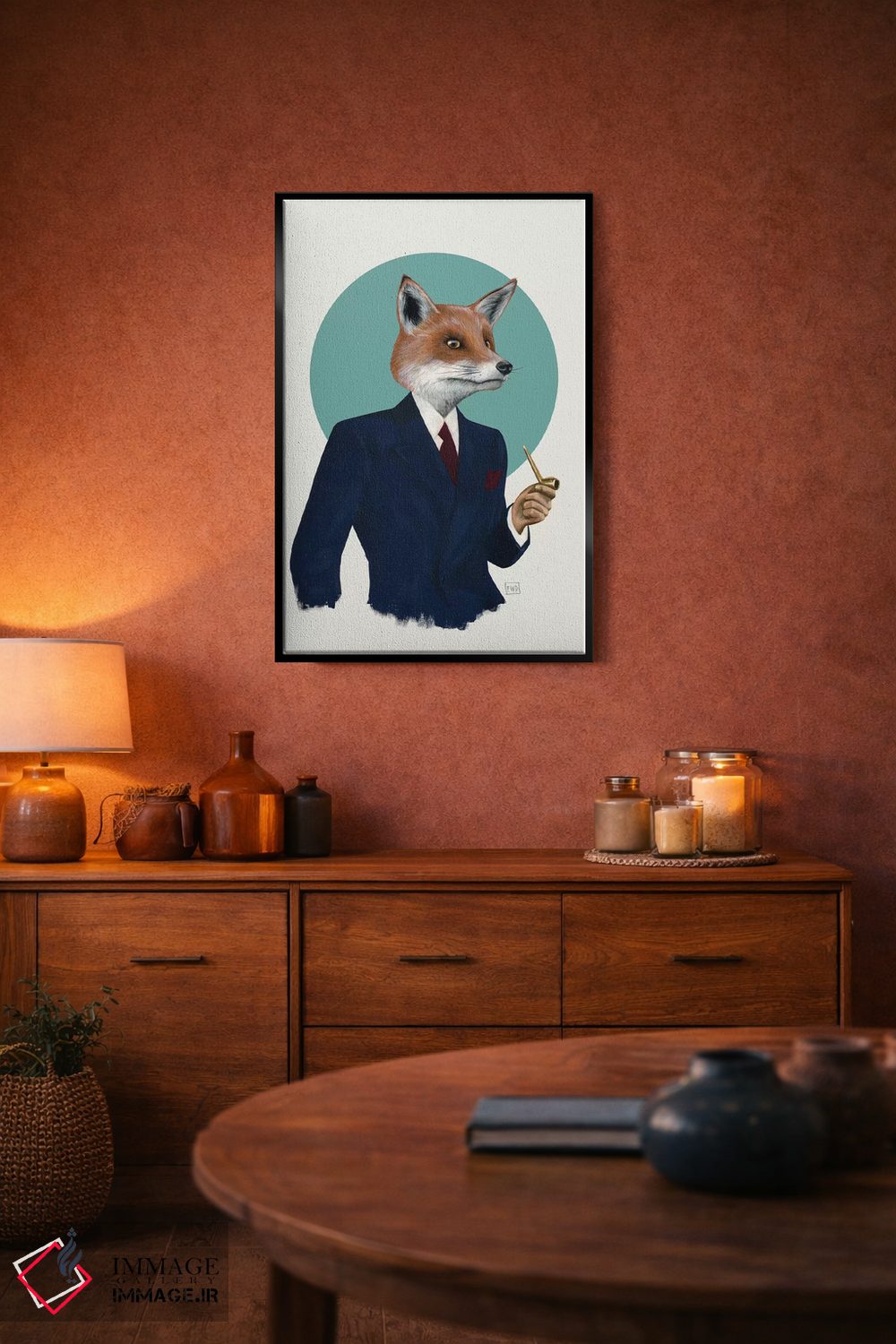 تابلو دکوراتیو آقای روباه اثر فیموس ون دد - D5B