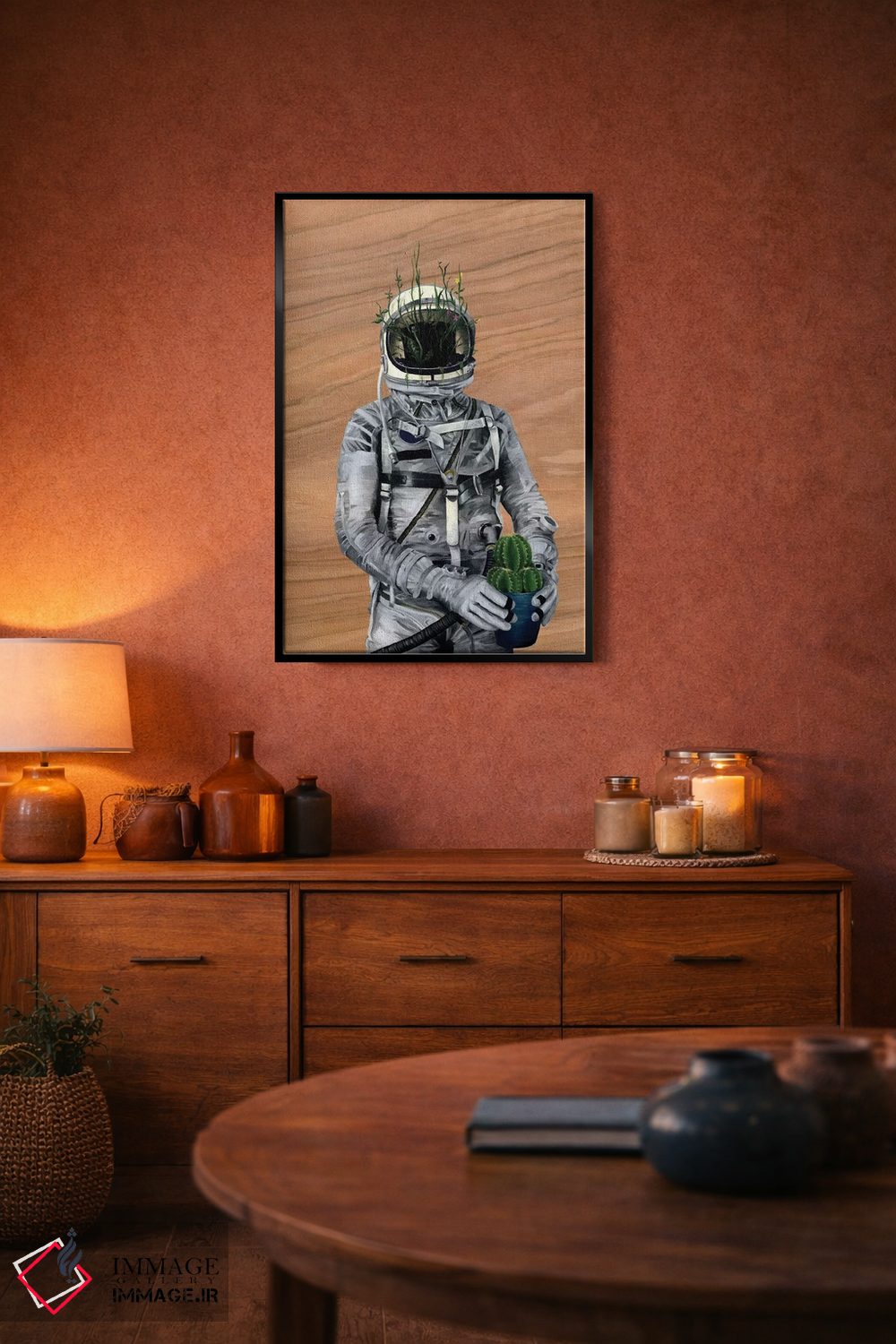 تابلو دکوراتیو فضانورد ۱ اثر فیموس ون دد - D4B