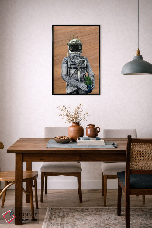 تابلو دکوراتیو فضانورد ۱ اثر فیموس ون دد - D6B