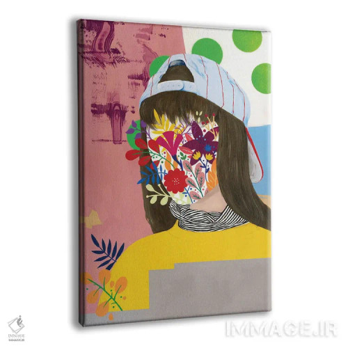 تابلو دکوراتیو باغ رازآلود اثر فیموس ون دد - نمای پرسپکتیو محصول