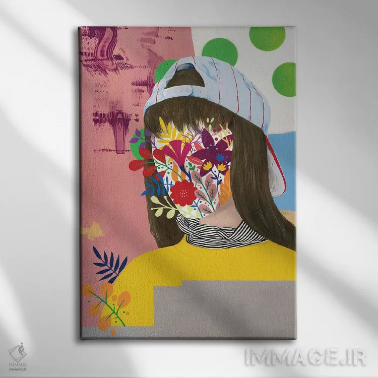 تابلو دکوراتیو باغ رازآلود اثر فیموس ون دد - نمای روبهرو روی دیوار