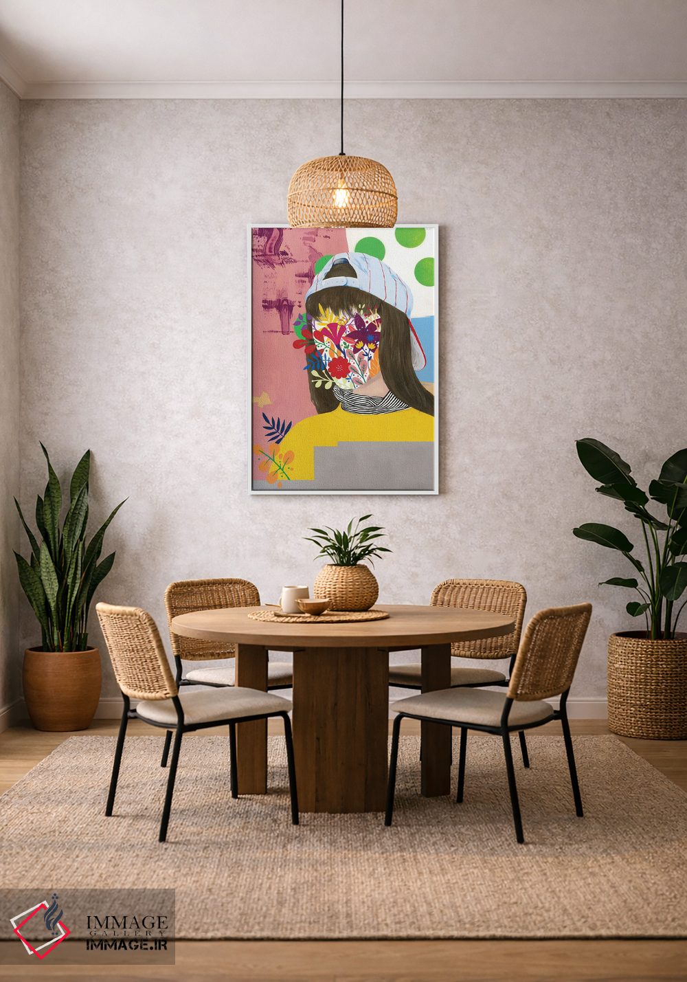 تابلو دکوراتیو باغ رازآلود اثر فیموس ون دد - D2W