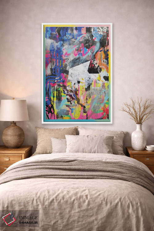 تابلو انتزاعی آبسترا اثر فیموس ون دد - D1W