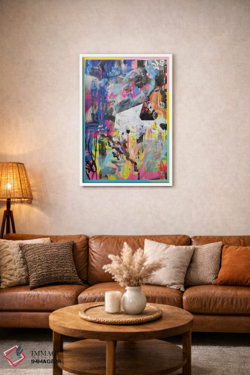 تابلو انتزاعی آبسترا اثر فیموس ون دد - D2W