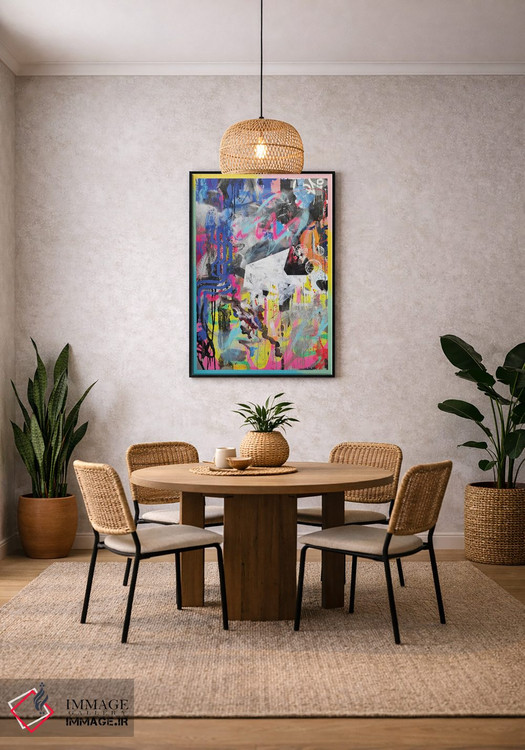 تابلو انتزاعی آبسترا اثر فیموس ون دد - D3B