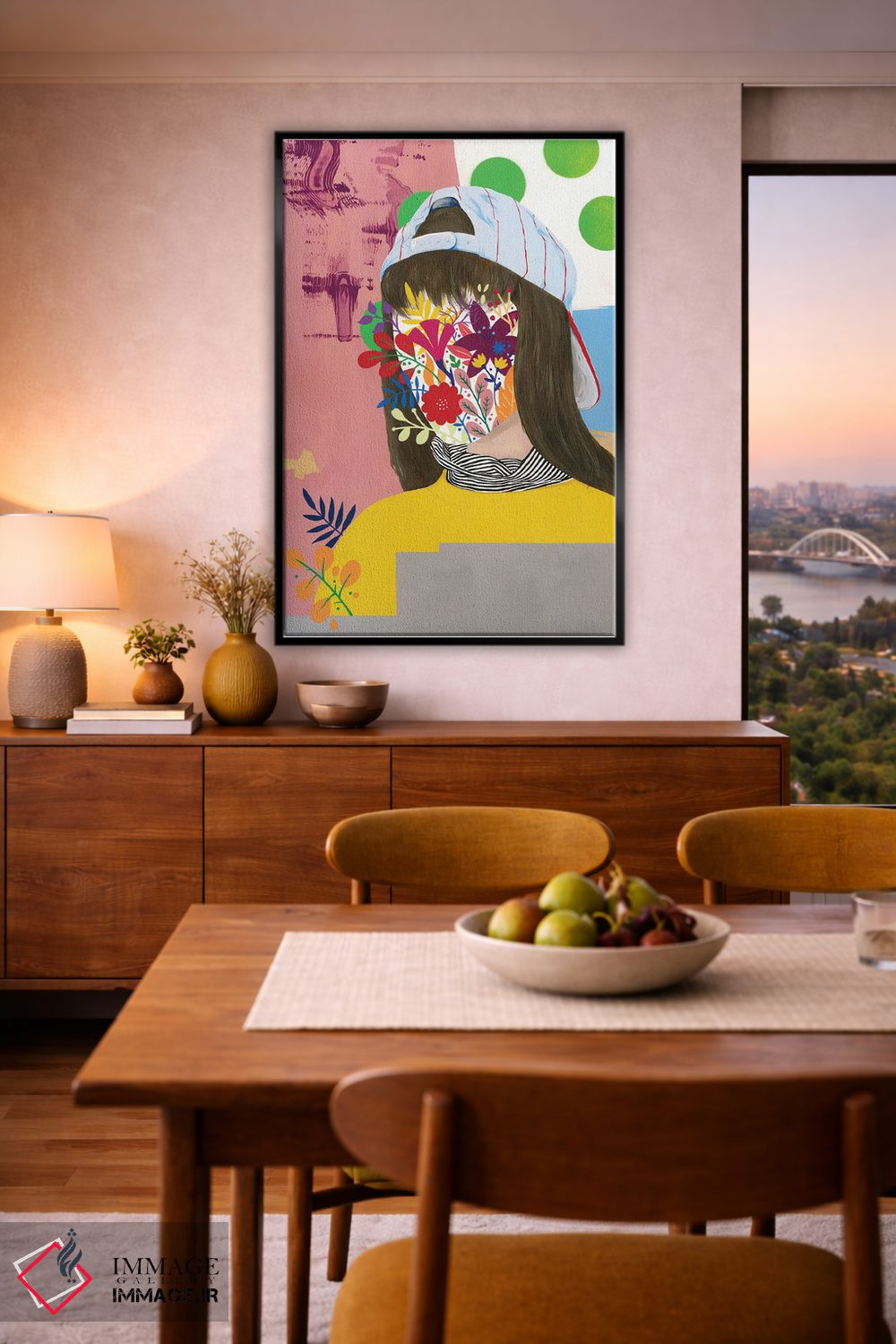 تابلو دکوراتیو باغ رازآلود اثر فیموس ون دد - D6B