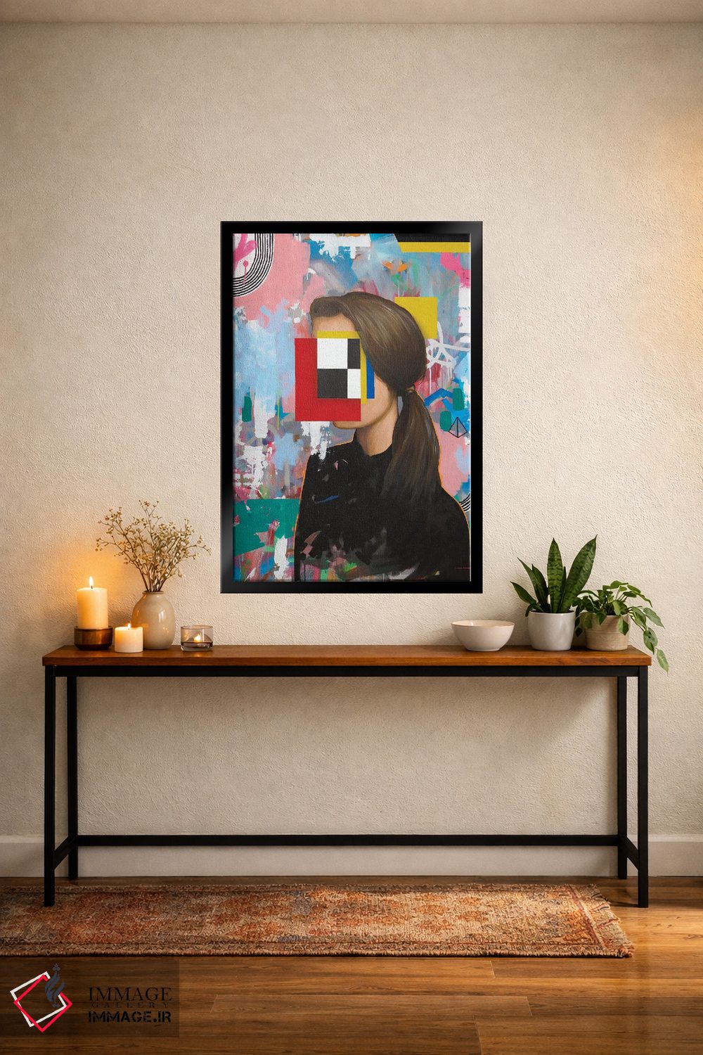 تابلو دکوراتیو دختر ۱ اثر فیموس ون دد - D5B
