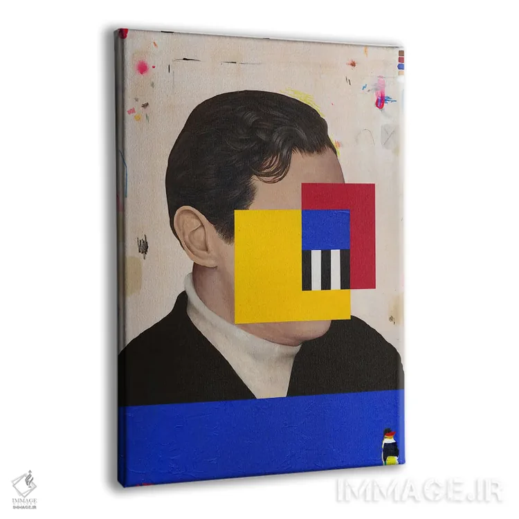 تابلو دکوراتیو در واقع اینجا نیستم اثر فیموس ون دد - نمای پرسپکتیو محصول