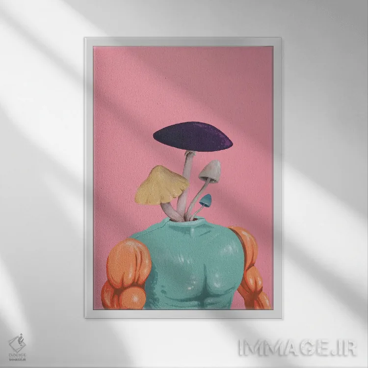 تابلو دکوراتیو دکتر فان گای اثر فیموس ون دد - نمای قابدار سفید