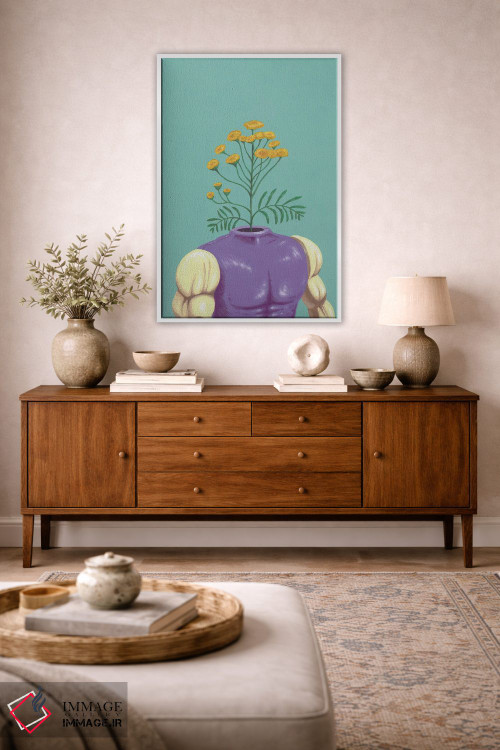 تابلو دکوراتیو ابومنیچر اثر فیموس ون دد - D2W