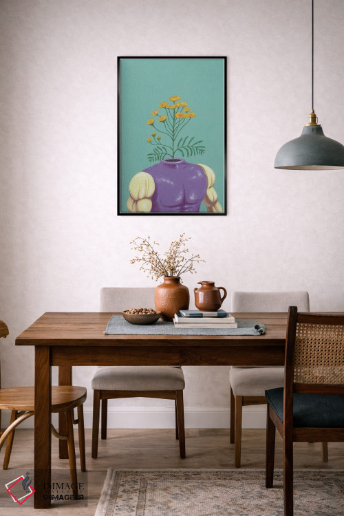 تابلو دکوراتیو ابومنیچر اثر فیموس ون دد - D4B