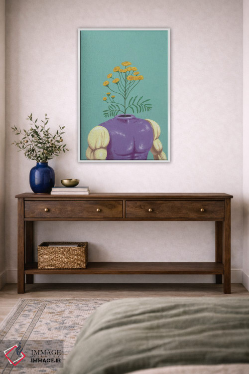 تابلو دکوراتیو ابومنیچر اثر فیموس ون دد - D3W