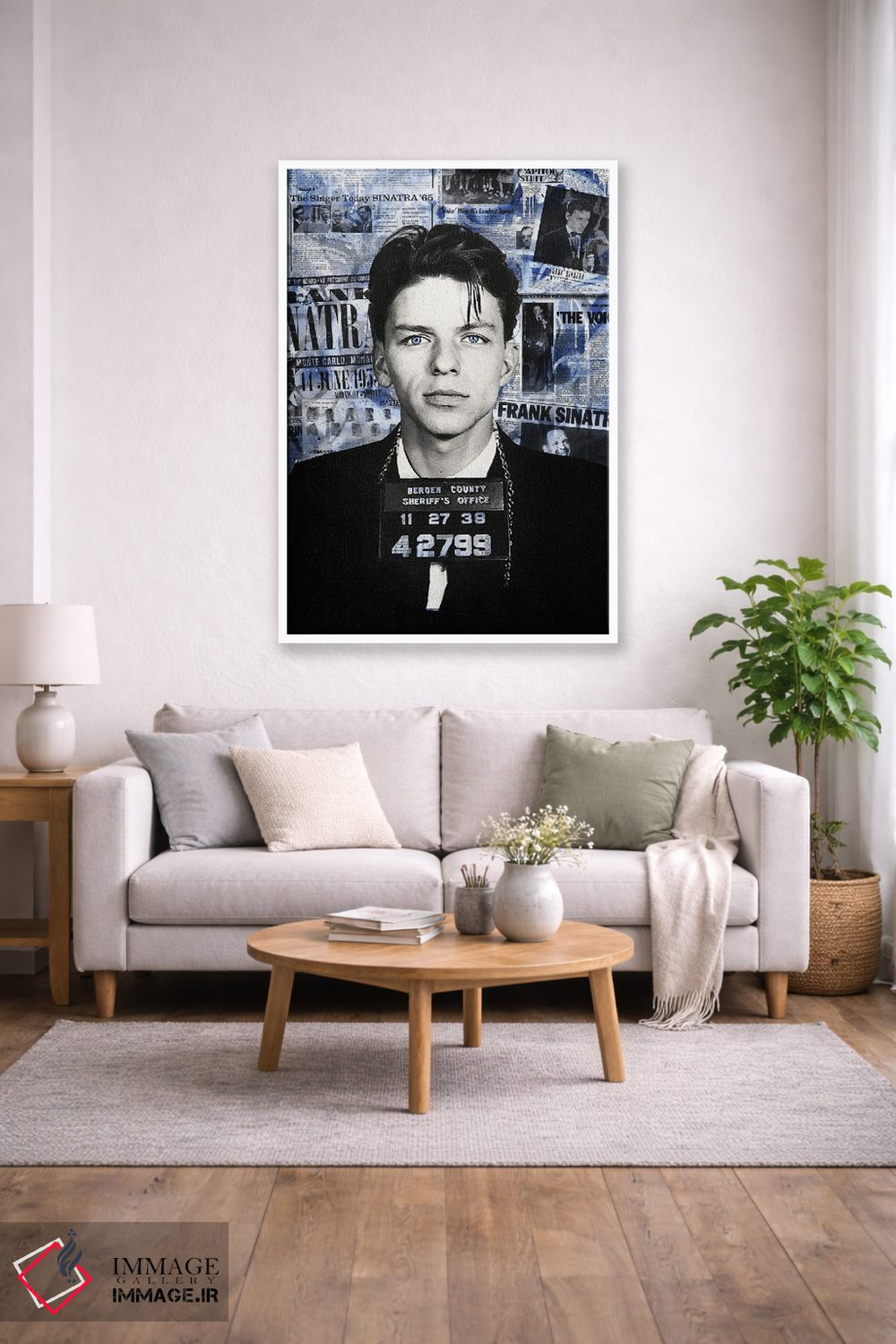 تابلو دکوراتیو فرانک سیناترا اثر فرانک آموروسو - D1W