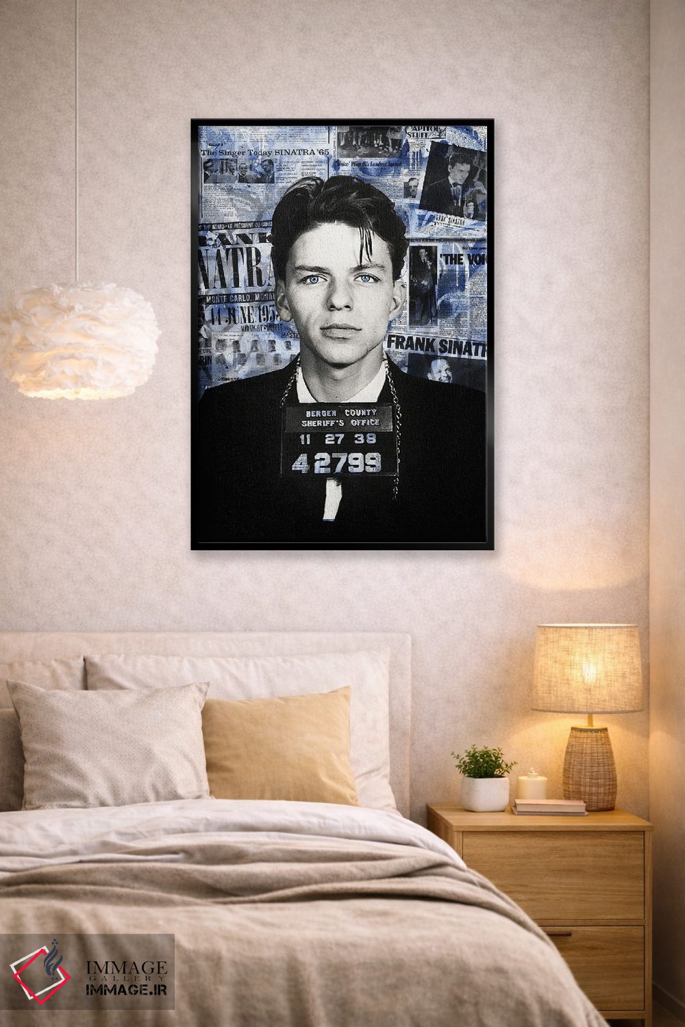 تابلو دکوراتیو فرانک سیناترا اثر فرانک آموروسو - D2B
