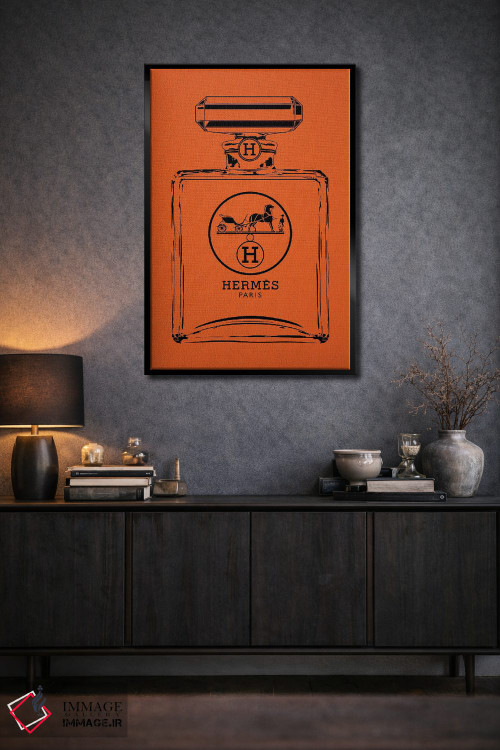 تابلو دکوراتیو هرمس مشکی اثر فرانک آموروسو - D2B