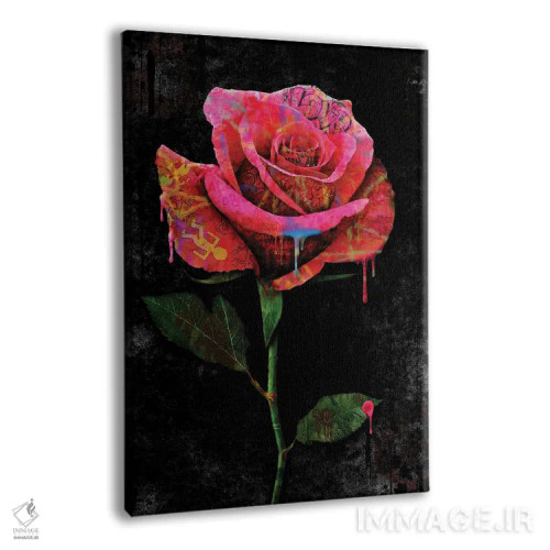 تابلو دکوراتیو رز اثر فرانک آموروسو - نمای پرسپکتیو محصول
