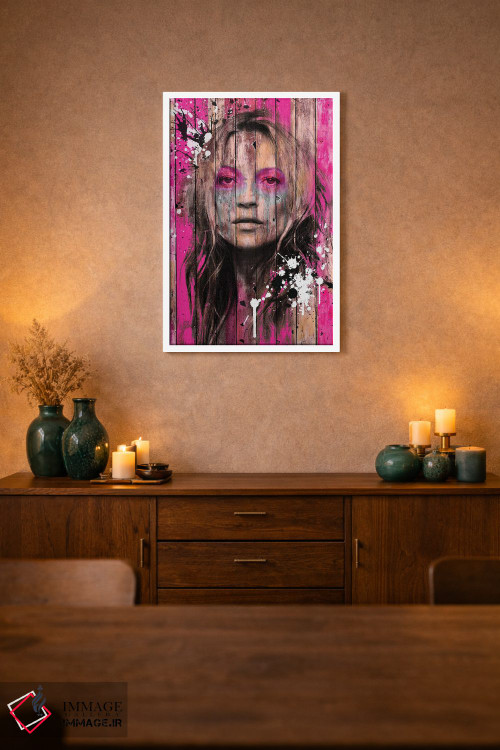 تابلو دکوراتیو کیت ماس وود اثر فرانک آموروسو - D1W