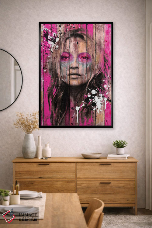 تابلو دکوراتیو کیت ماس وود اثر فرانک آموروسو - D2B