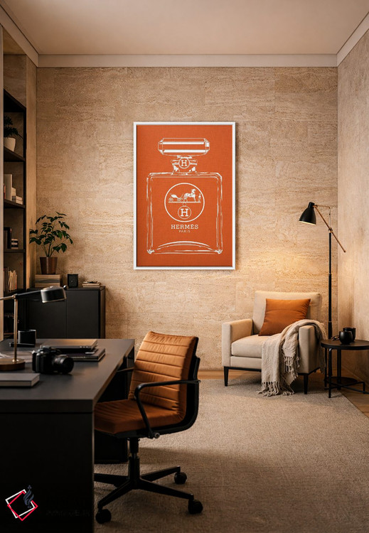 تابلو دکوراتیو هرمس سفید اثر فرانک آموروسو - D6W