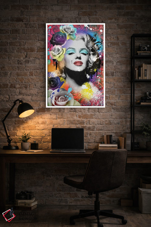 تابلو دکوراتیو مرلین مونرو اثر فرانک آموروسو - D2W