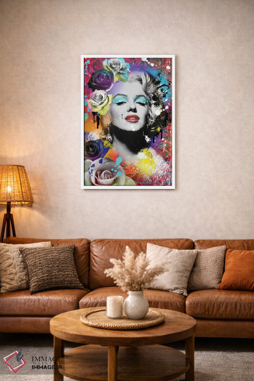 تابلو دکوراتیو مرلین مونرو اثر فرانک آموروسو - D1W