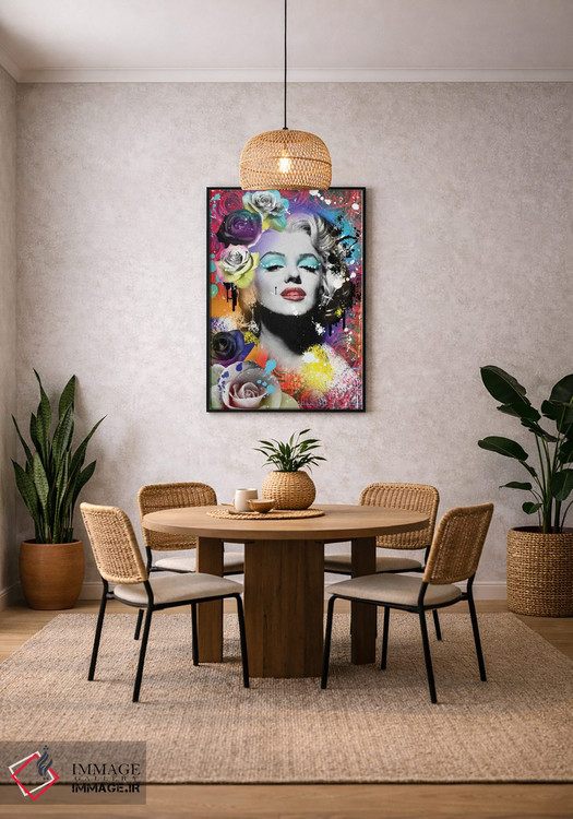 تابلو دکوراتیو مرلین مونرو اثر فرانک آموروسو - D4B