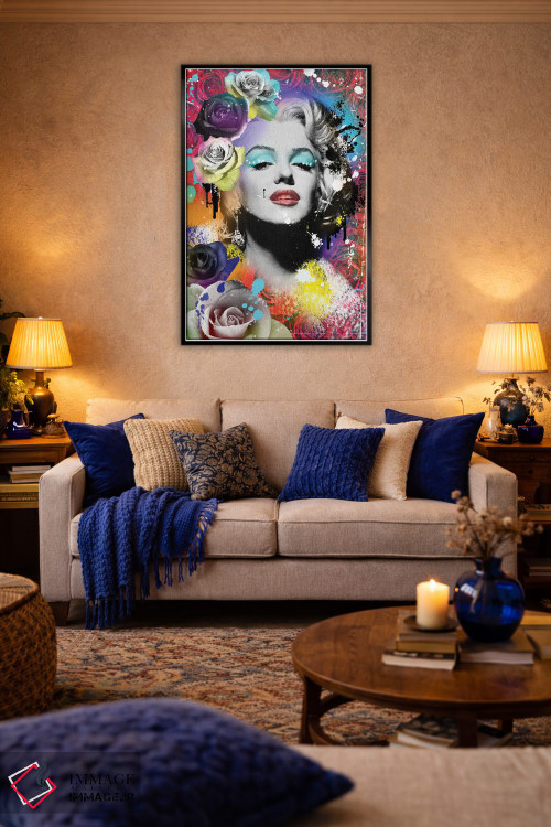 تابلو دکوراتیو مرلین مونرو اثر فرانک آموروسو - D5B