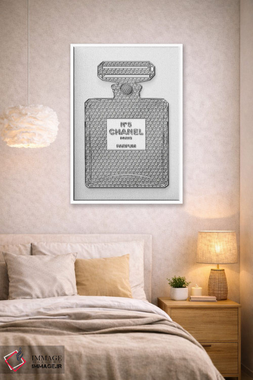 تابلو دکوراتیو بطری شنل اثر فرانک آموروسو - D1W