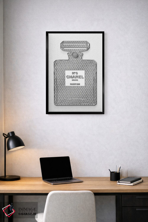 تابلو دکوراتیو بطری شنل اثر فرانک آموروسو - D2B