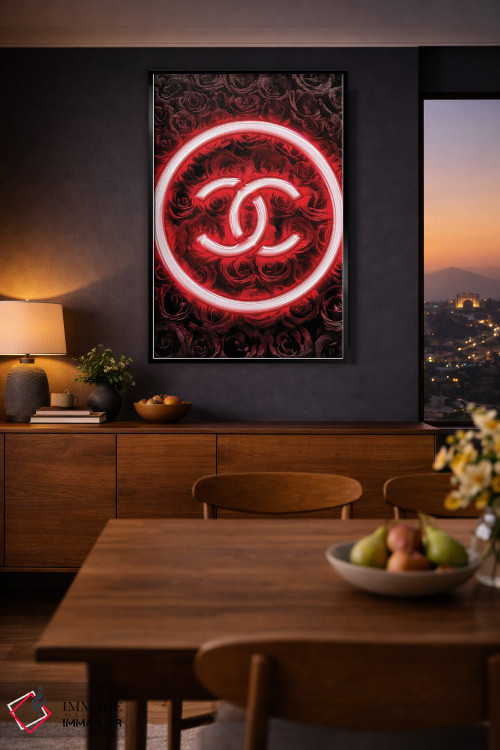 تابلوی نئونی شنل اثر فرانک آموروسو - D1B