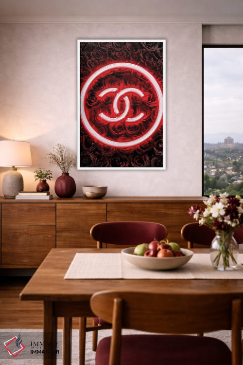 تابلوی نئونی شنل اثر فرانک آموروسو - D4W