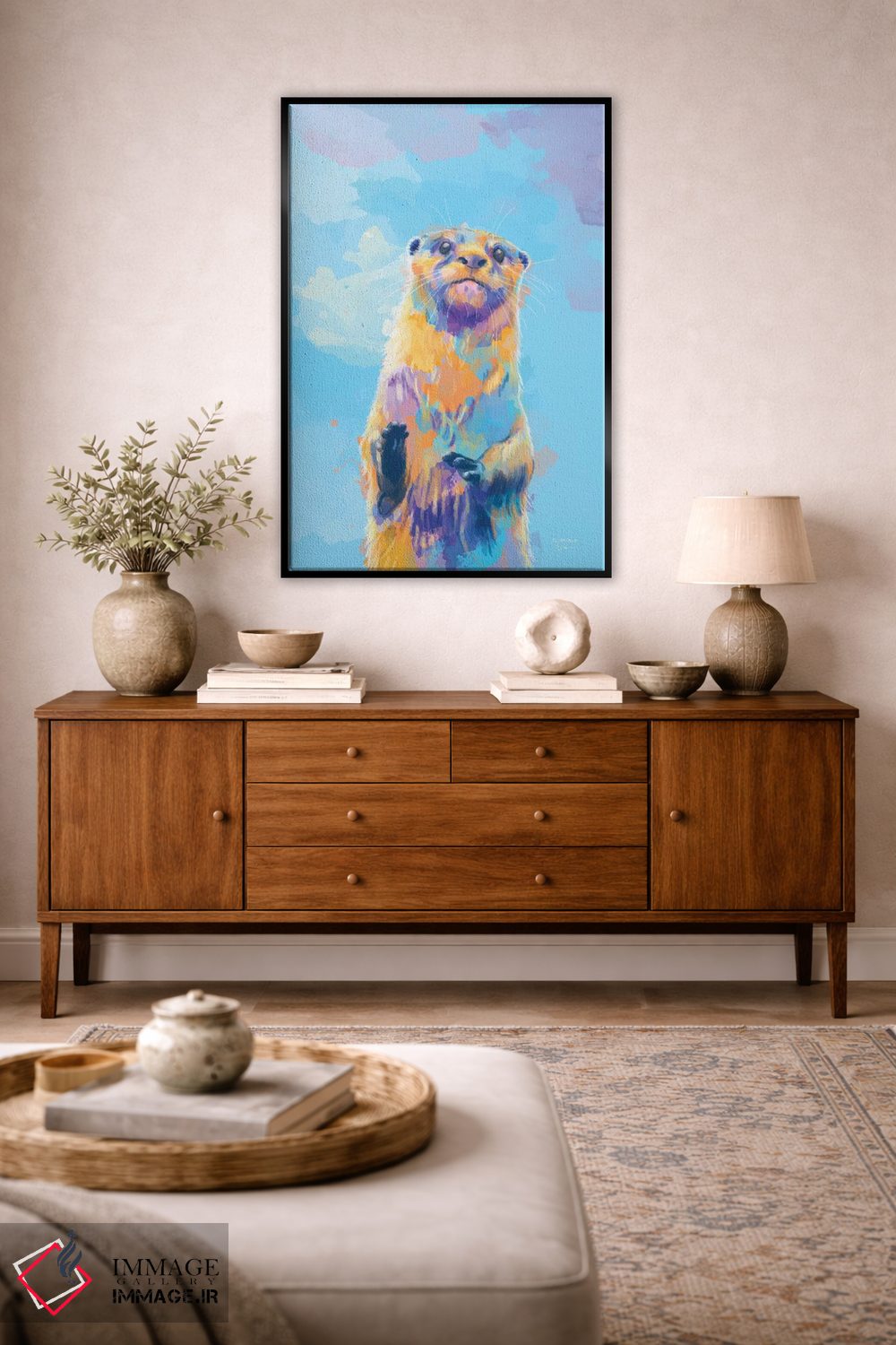 تابلو دکوراتیو آقای شنگ اثر فلو آرت استودیو - D4B