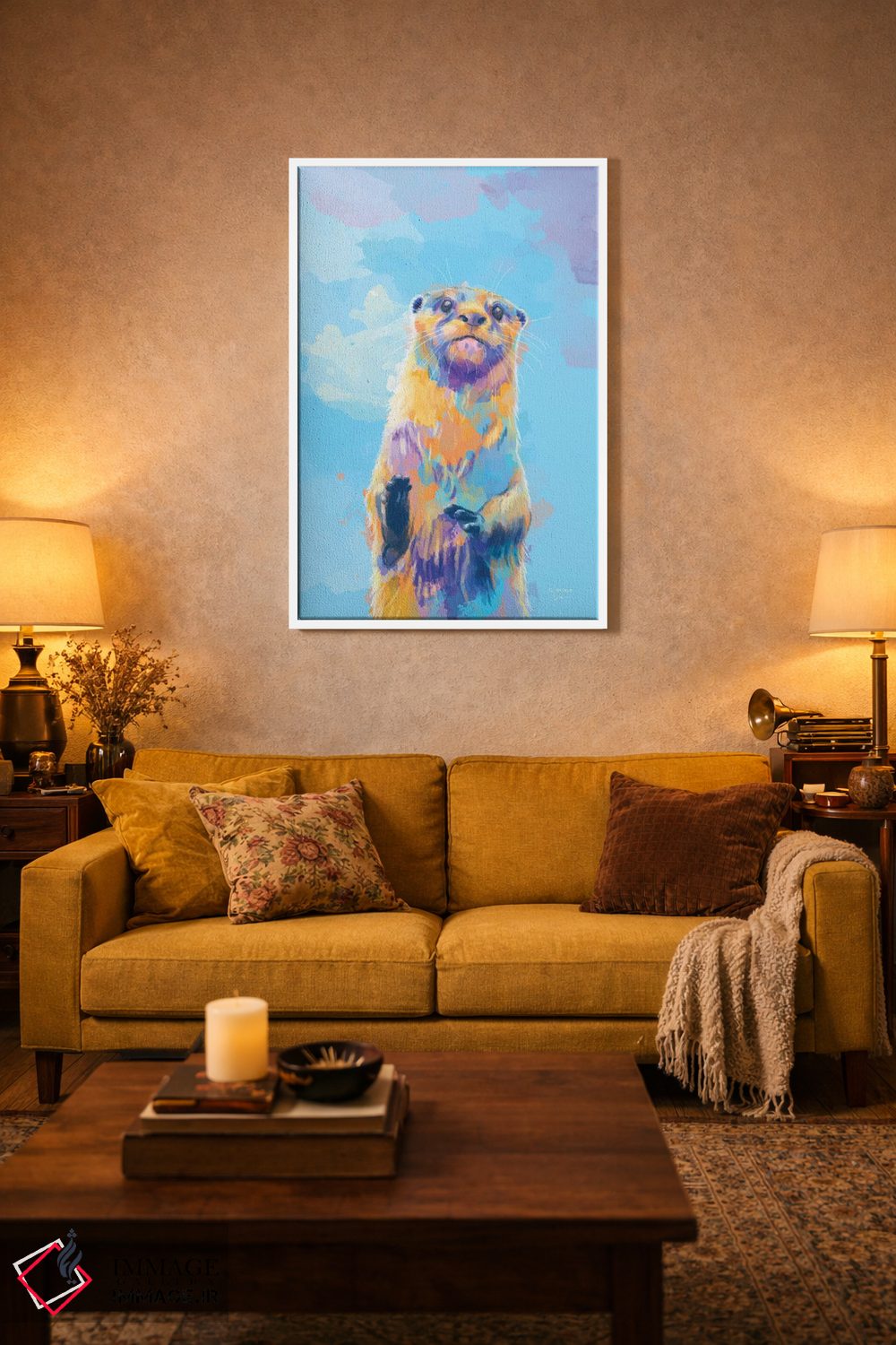 تابلو دکوراتیو آقای شنگ اثر فلو آرت استودیو - D3W