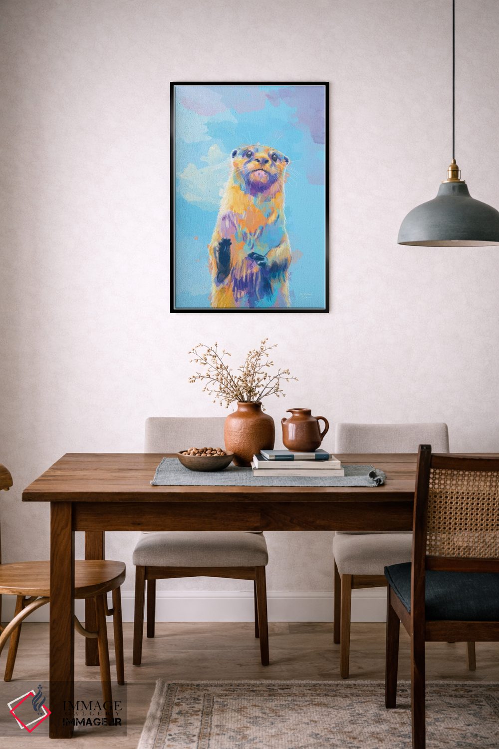 تابلو دکوراتیو آقای شنگ اثر فلو آرت استودیو - D6B