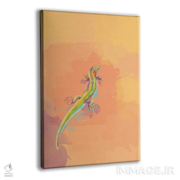 تابلو دکوراتیو رنگ های کویر اثر فلو آرت استودیو - نمای پرسپکتیو محصول