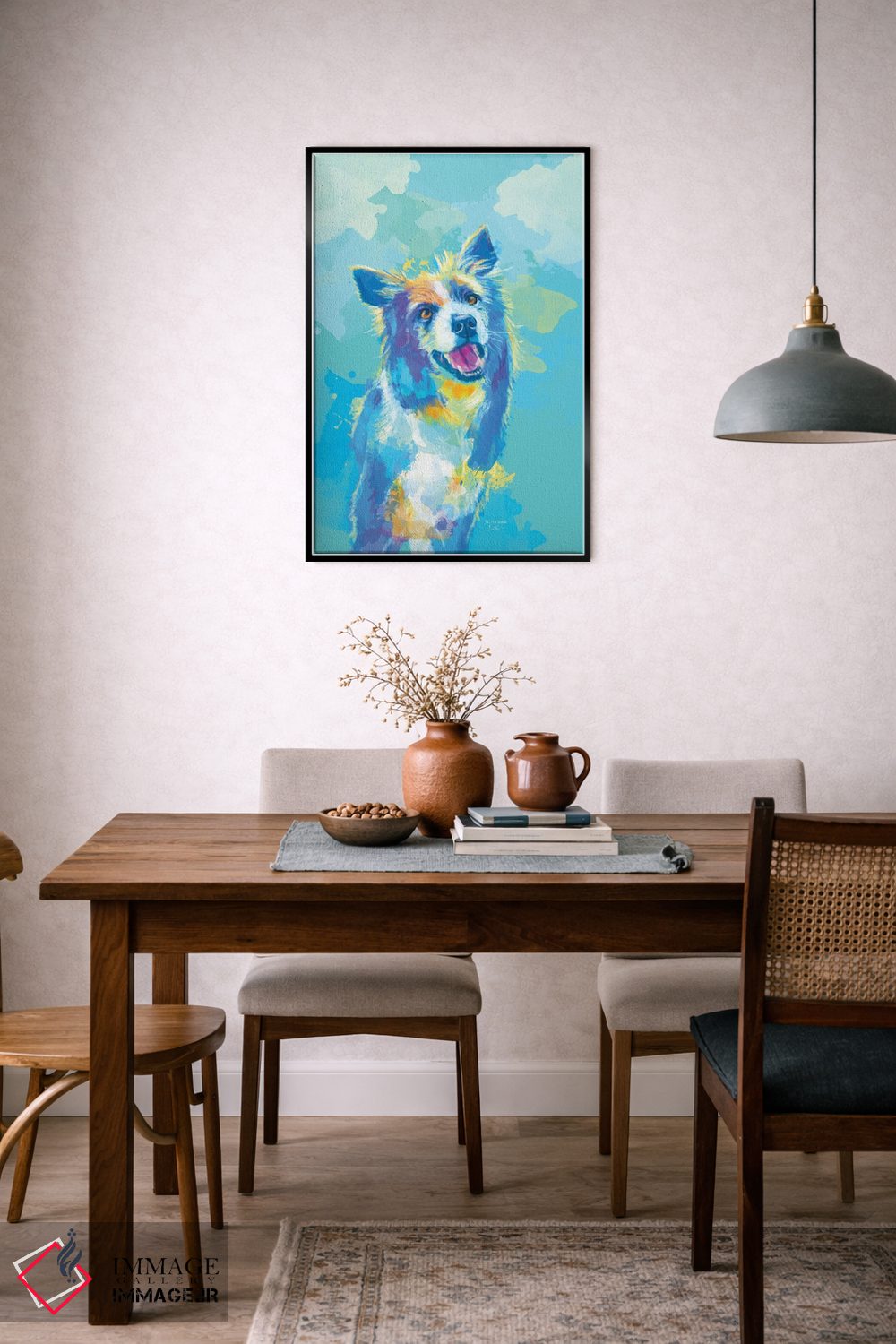 تابلو دکوراتیو پرتره بردر کولی اثر فلو آرت استودیو - D6B