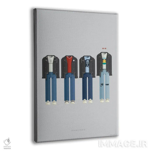 تابلو دکوراتیو رامونز اثر فرد بیرچال - نمای پرسپکتیو محصول