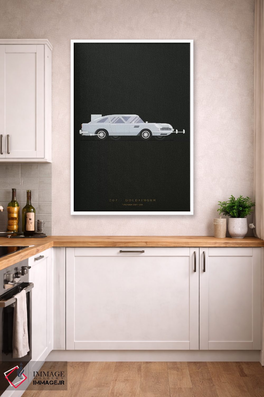 تابلو مینیمال گلدفینگر اثر فرد بیرچال - D4W