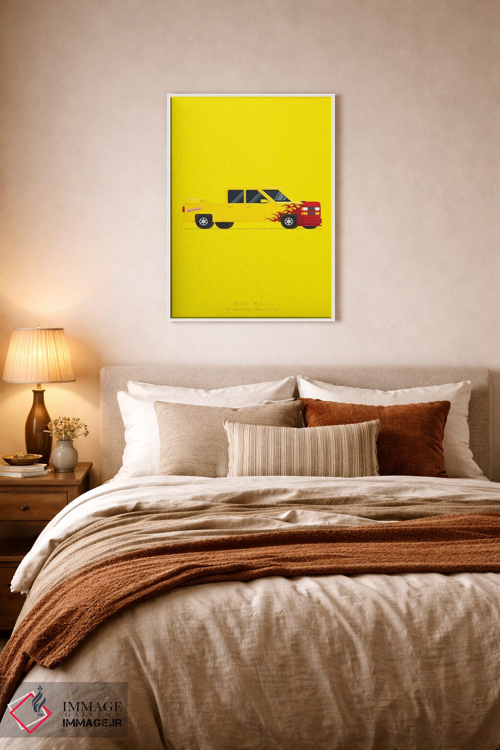 تابلو مینیمال بیل را بکش اثر فرد بیرچال - D5W