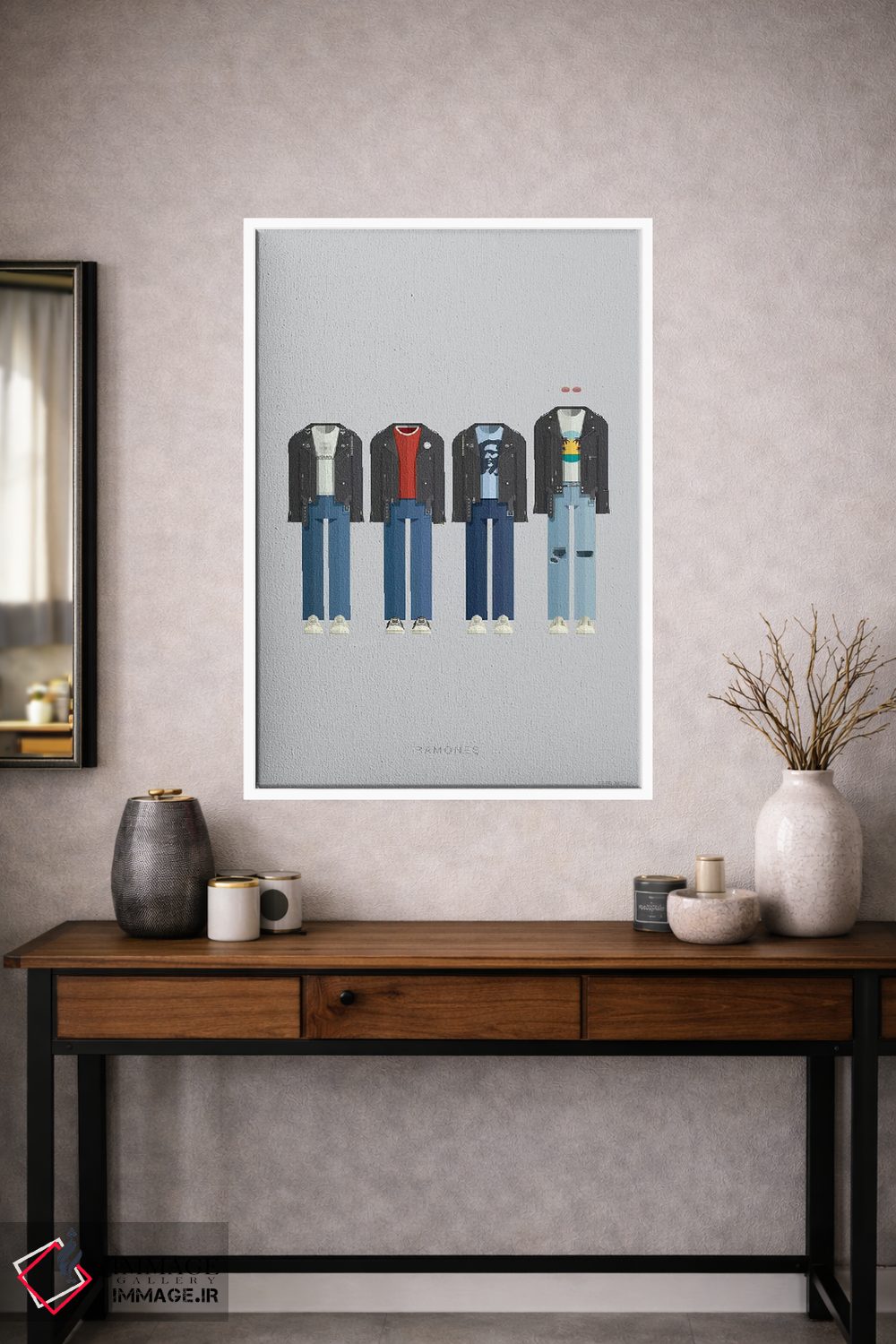 تابلو دکوراتیو رامونز اثر فرد بیرچال - D1W