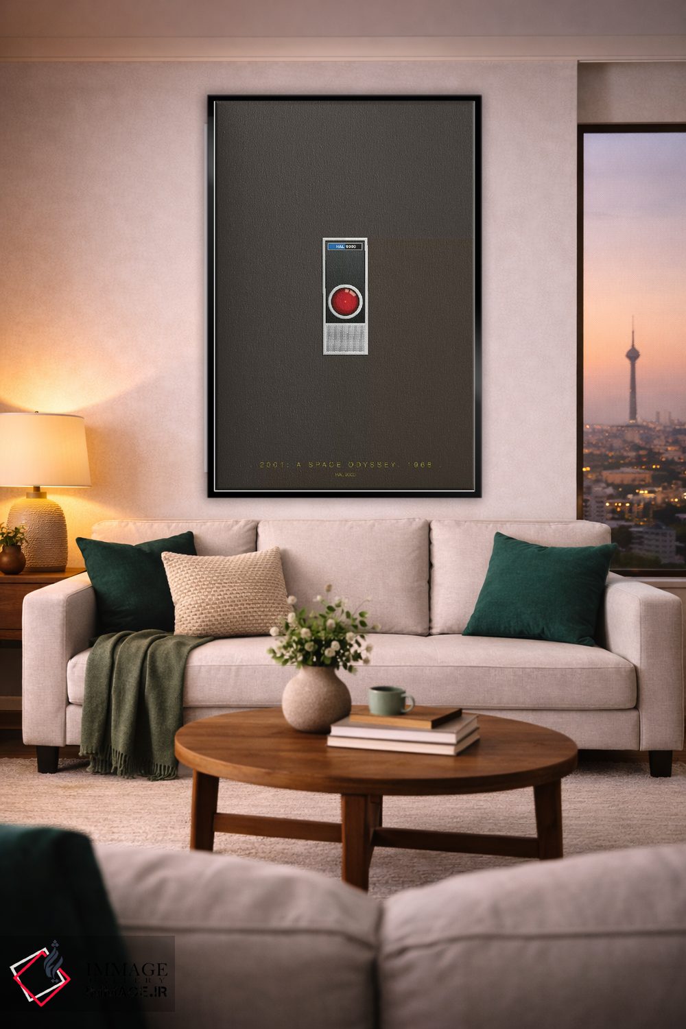 تابلو دکوراتیو ۲۰۰۱: یک اودیسه فضایی اثر فرد بیرچال - D2B