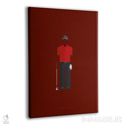 تابلو دکوراتیو تایگر وودز اثر فرد بیرچال - نمای پرسپکتیو محصول