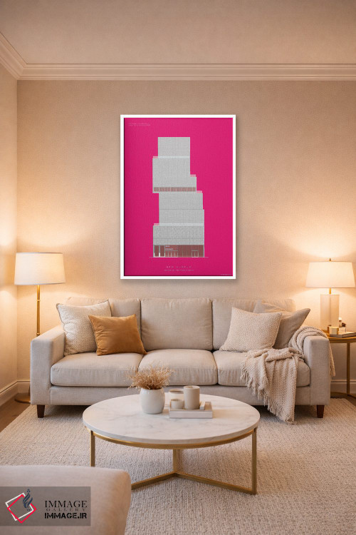 تابلو دکوراتیو موزه نوین اثر فرد بیرچال - D3W