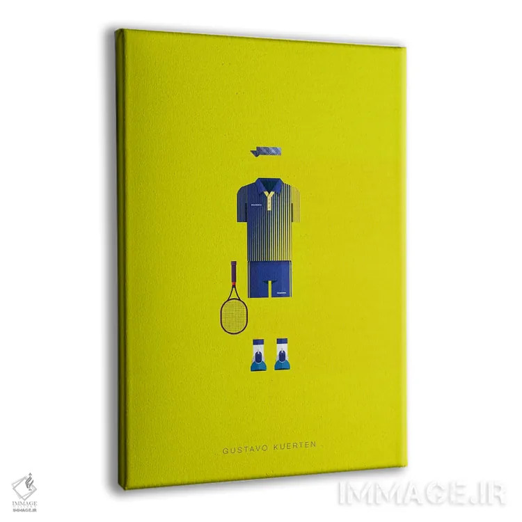 تابلو دکوراتیو گوستاوو کوئرتن اثر فرد بیرچال - نمای پرسپکتیو محصول