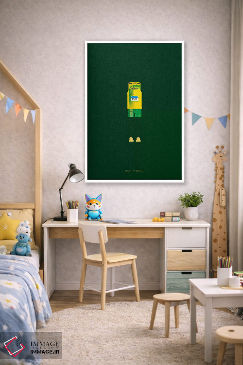 تابلو دکوراتیو یوسین بولت اثر فرد بیرچال - D1W