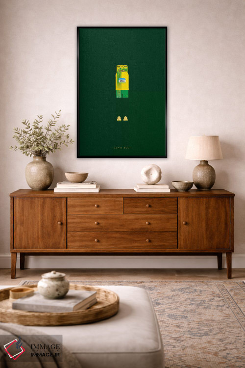 تابلو دکوراتیو یوسین بولت اثر فرد بیرچال - D4B