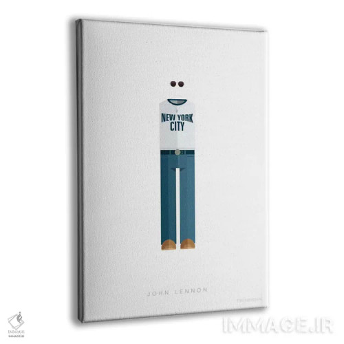 تابلو دکوراتیو جان لنون اثر فرد بیرچال - نمای پرسپکتیو محصول