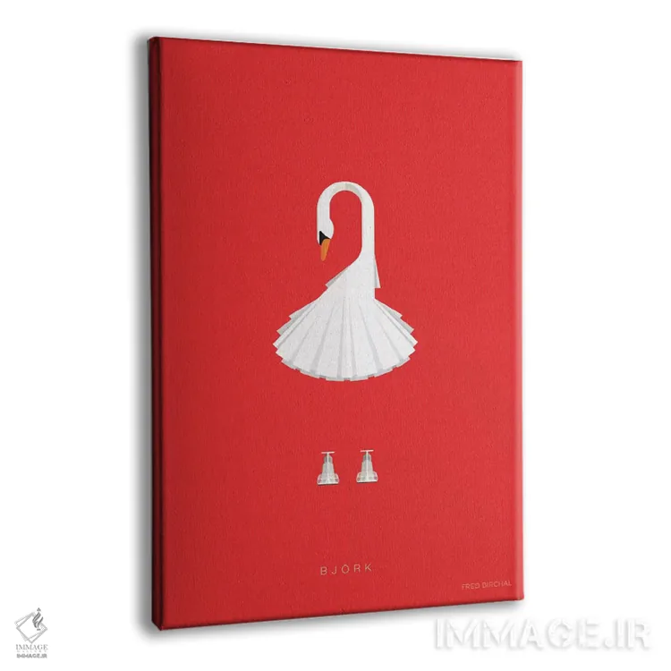 تابلو دکوراتیو بیورک اثر فرد بیرچال - نمای پرسپکتیو محصول